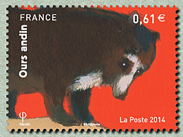 Image du timbre Ours andin