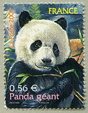 Image du timbre Panda géant