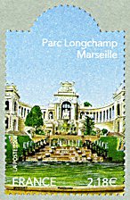 Image du timbre Le parc Longchamp