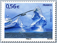 Image du timbre Paysage polaire