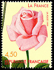 Image du timbre Rose «La France» 1867