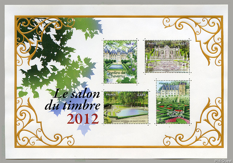 Image du timbre Bloc-feuillet du salon du timbre 2012