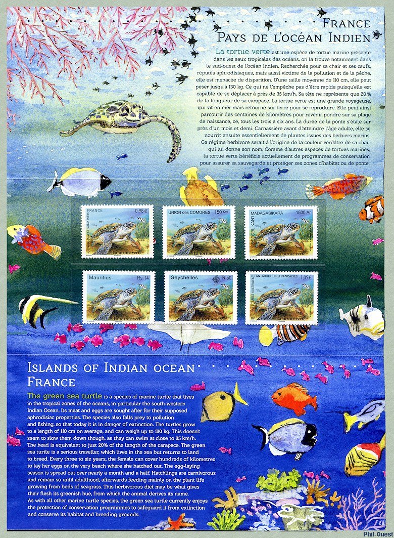 Image du timbre Pochette de l’émission commune France - Pays de l’Océan Indien