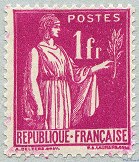 Image du timbre Type Paix 3ème série 1F rose