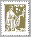 Image du timbre Type Paix 5 €