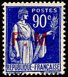 Image du timbre Type Paix 1ère série 90c outremer