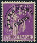 Image du timbre Type Paix  40c lilas préoblitéré
