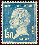 Image du timbre Pasteur, 1 F 50 bleu