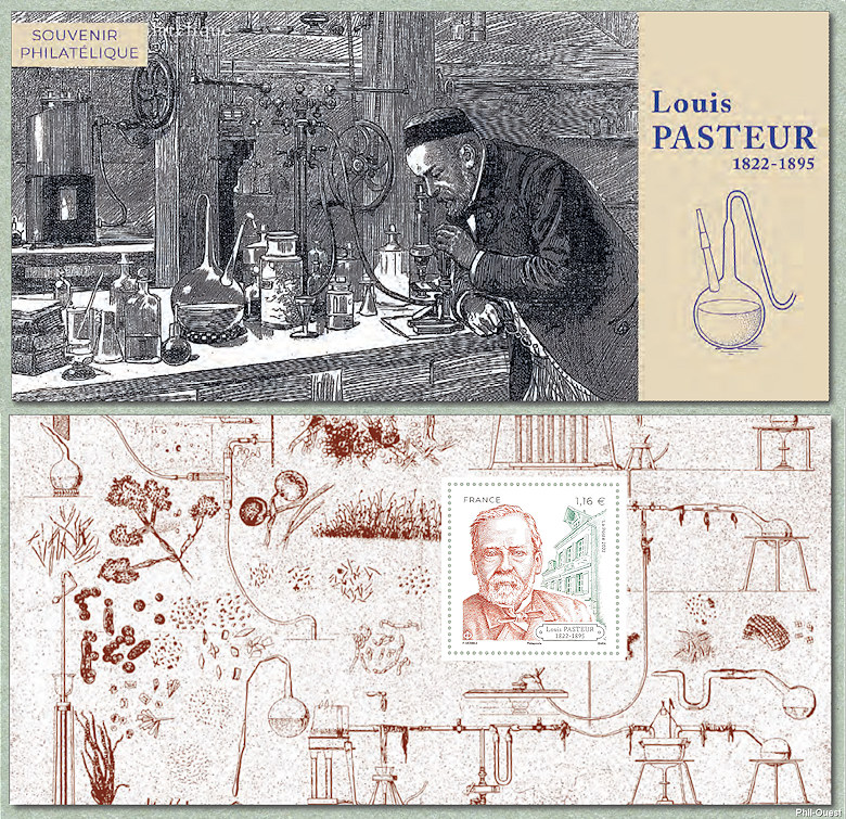 Image du timbre Louis Pasteur 1822-1895