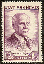 Image du timbre Le maréchal Pétain en civil