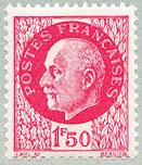 Image du timbre Maréchal Pétain, type Bersier, l F 50 rose