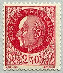 Image du timbre Maréchal Pétain, type Bersier, 2 F 40 rouge