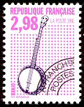 Image du timbre Le banjo 2 F 98