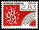 Image du timbre Le feu