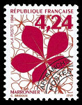 Image du timbre Feuille de marronnier 4 F 24