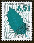 Image du timbre Feuille de houx 6 F 51