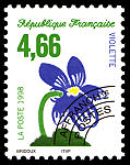 Image du timbre Fleur de violette 4F66