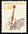 Image du timbre La guitare électrique 1 F 60