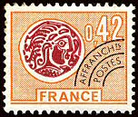 Image du timbre Monnaie gauloise 0F42