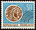 Image du timbre Monnaie gauloise 0F50