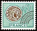 Image du timbre Monnaie gauloise 0F50