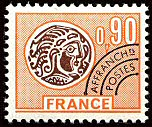 Image du timbre Monnaie gauloise 0F90