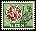 Image du timbre Monnaie gauloise 1F35