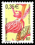 Image du timbre Orchidée de Savoie Dactylorhiza savogiensis 