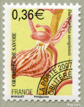 Image du timbre Orchidée de Savoie-Dactylorhiza savogiensis 0,36€