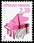 Image du timbre Le piano 2 F 39