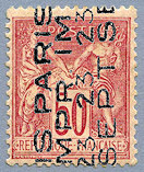 Image du timbre Première période - Surcharge sur 4 lignes
-
Type Sage 50c rose
