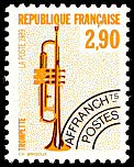 Image du timbre La trompette 2 F 90