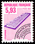 Image du timbre Le xylophone 5 F 93