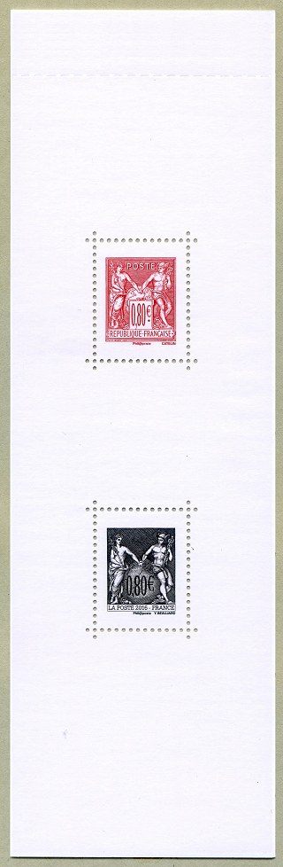 Image du timbre Carnet des 140 ans du type Sage 1876