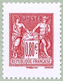 Image du timbre Le type Sage 1876 à 0,80  euro
