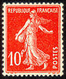 Image du timbre Semeuse 10 F rougeExposition philatélique de Strasbourg 1927