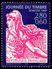 Image du timbre Journée du timbre 1996La Semeuse 1903 avec surtaxe
