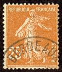 Image du timbre Semeuse camée 3ème série 25cfond pein, inscriptions grasses
