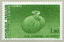 Image du timbre Une jeunesse - Un avenir - 1,80 F