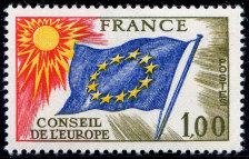 Image du timbre Drapeau 1 F