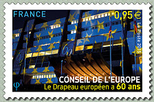 Image du timbre Le drapeau européen a 60 ans