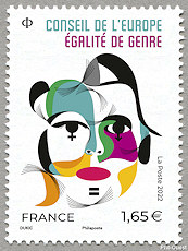 Image du timbre Le Conseil de l'Europe-
Égalité de genre