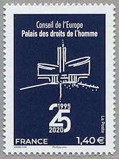 Image du timbre Conseil de l’Europe-Palais des Droits de l’Homme 1995-2020