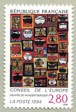 Image du timbre Détail de «36 têtes» à 2,80 F
