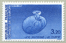 Image du timbre Une jeunesse - Un avenir - 3,20 F