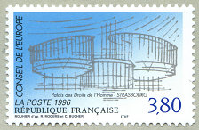 Image du timbre Palais de Droits de l'Homme