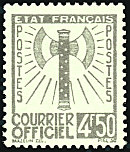 Image du timbre Courrier officiel 4 F 50