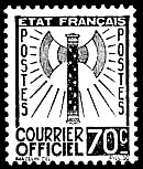Image du timbre Courrier officiel 70c