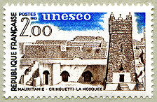 Image du timbre Mauritanie - Chinguetti - La mosquée