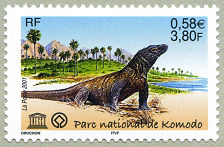 Image du timbre Parc National de Komodo